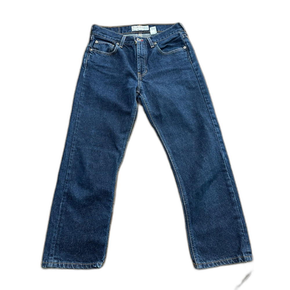Abercrombie & Fitch Womens Made USA Straight Leg Capri Dark Wash Size 0 Denim